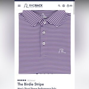 Rhoback “The Reauxback” LSU Themed Polo